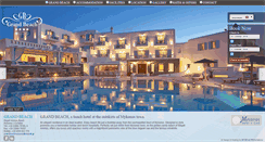 Desktop Screenshot of grandbeachmykonos.com
